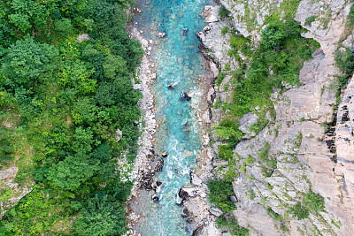 高山俯视图