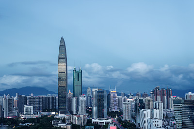 深圳标志性建筑山水