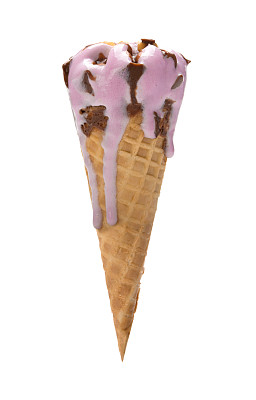 甜筒冰淇淋圣代