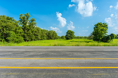 公园道路风景