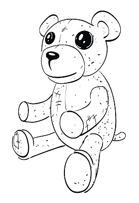 可爱小熊手机壁纸纹理