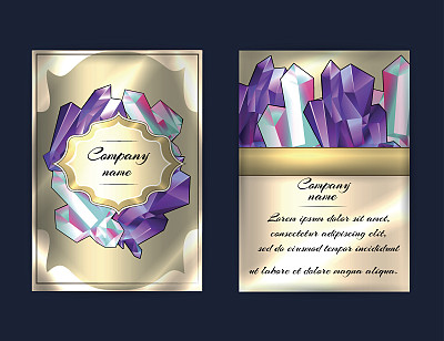 珠宝宣传单 紫色宣传单 黄金