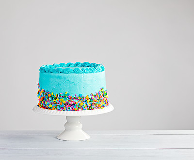 蓝色蛋糕