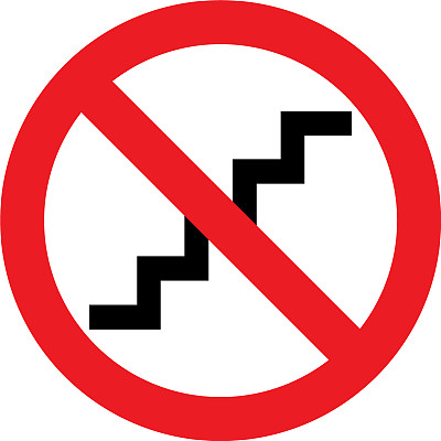 上下步行梯注意安全
