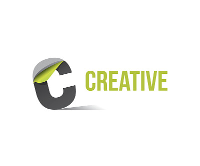字母c,科技创意logo