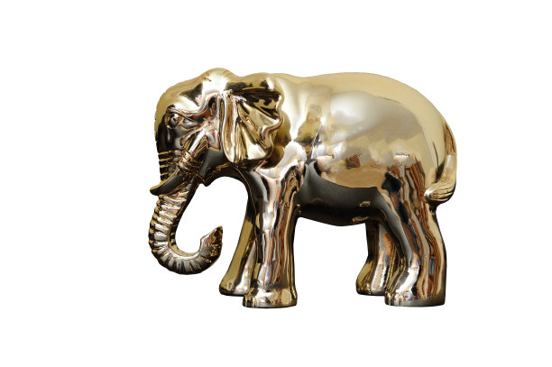 金属雕塑,大象
