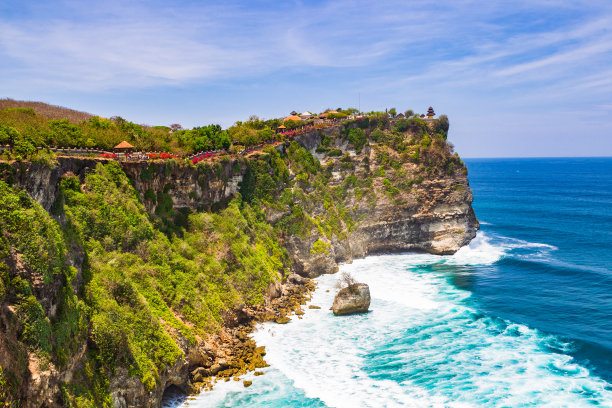 巴厘岛乌鲁瓦图断崖高清全景
