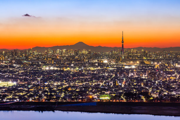 富士山城市风光