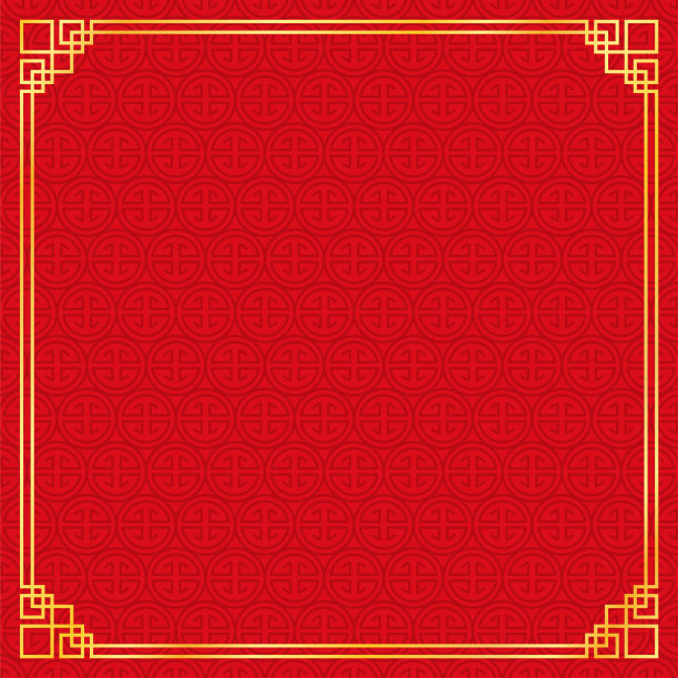 矢量中式中国风古典边框
