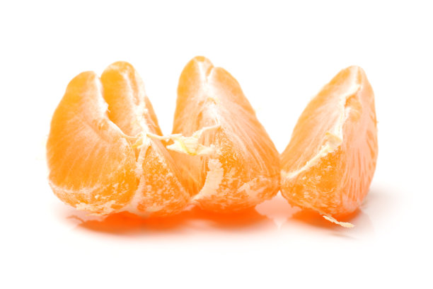 成熟的橘子皮