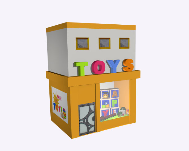 玩具店橱窗
