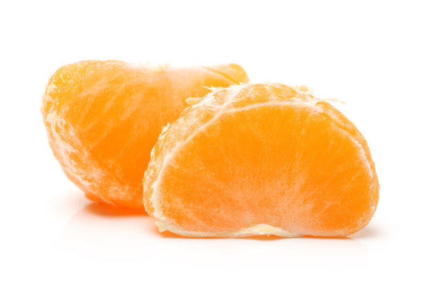 成熟的橘子皮