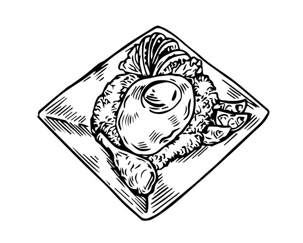 中餐小吃logo