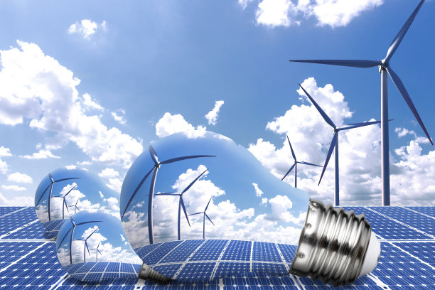 风能太阳能光伏发电绿色新能源