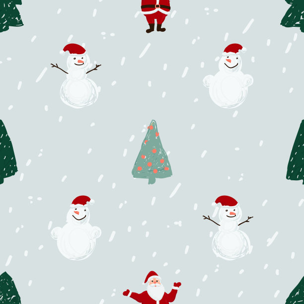 装饰圣诞树。白雪覆盖的树