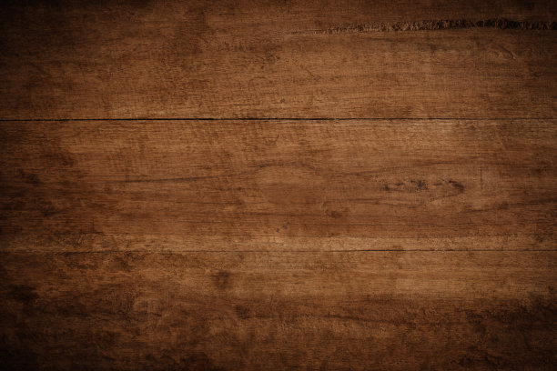 褐色木地板
