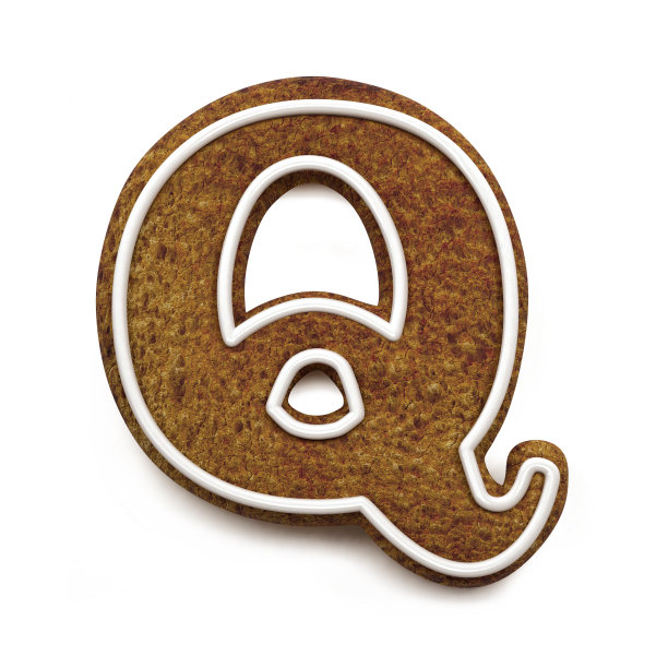 饼干字母q