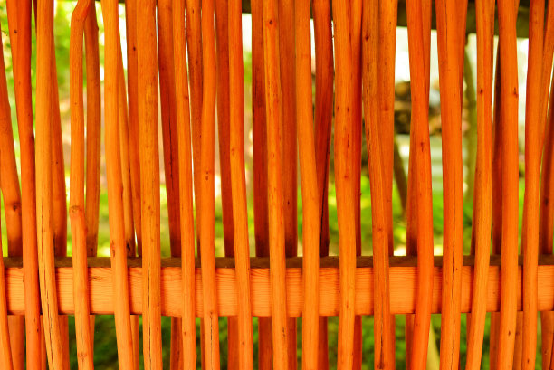 竹房子竹围栏