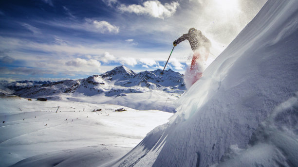 滑雪 滑雪体育运动 滑雪运动