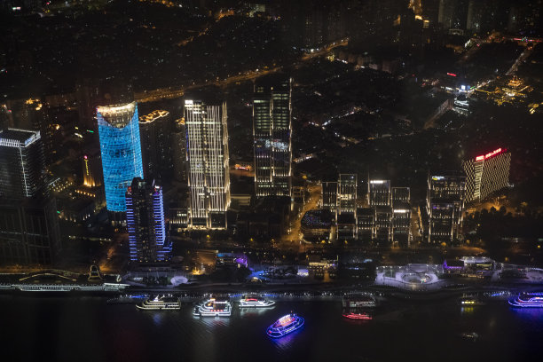 外滩老建筑夜景