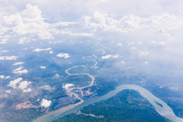 江景河流