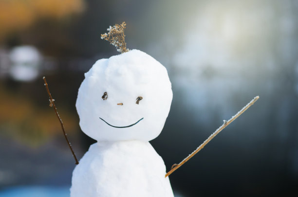 质感圣诞雪人