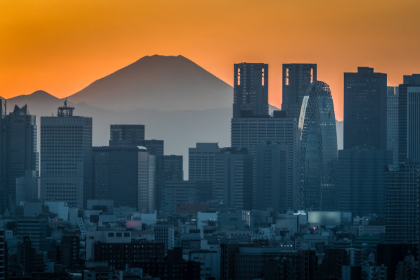 富士山城市风光