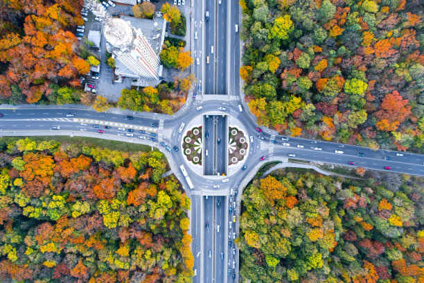 俯拍道路