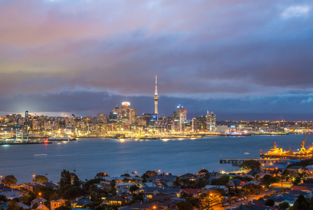 奥克兰小镇风景