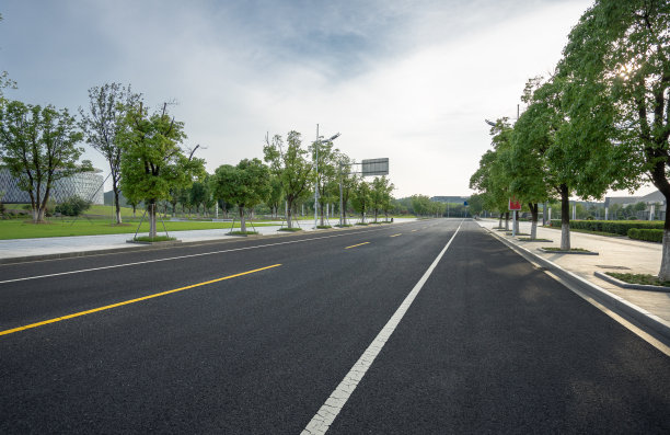 公园道路风景