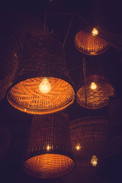 竹灯罩