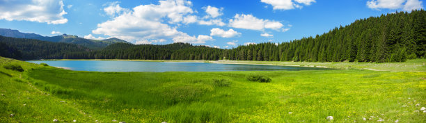 湖畔湖泊湖水河流江河