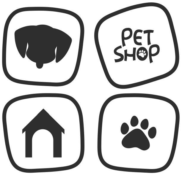 动物宠物商店logo