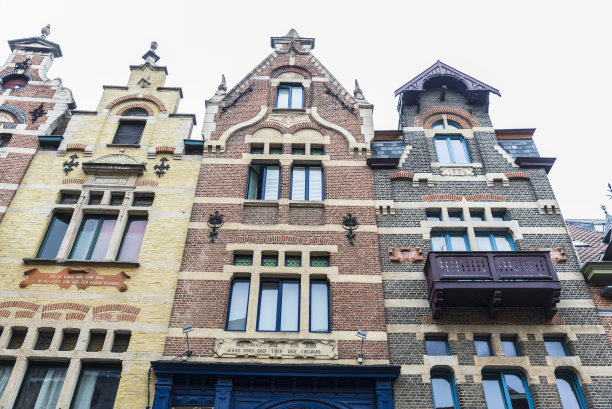比利时根特老城街道建筑