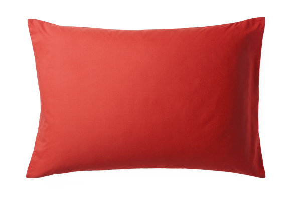 红色抱枕