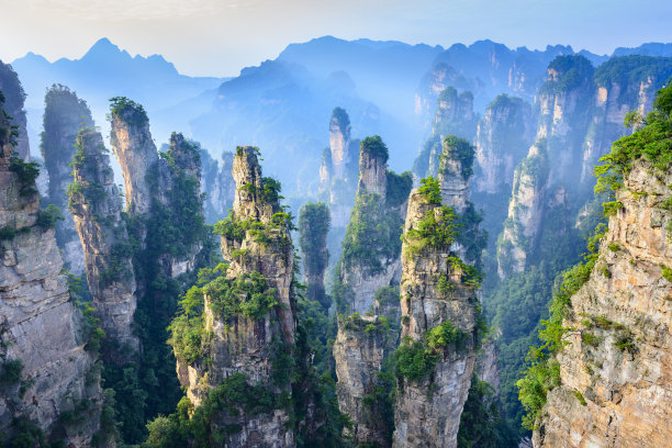 壮丽的大山风景