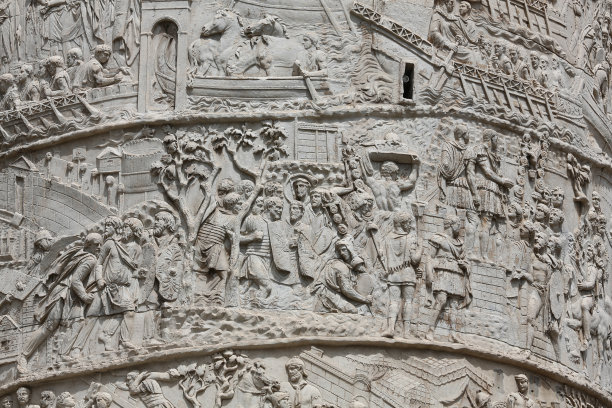 罗马士兵雕塑