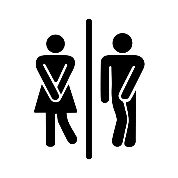 洗手间卫生间厕所标识牌