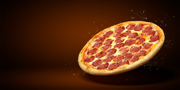 食物披萨海报招贴广告