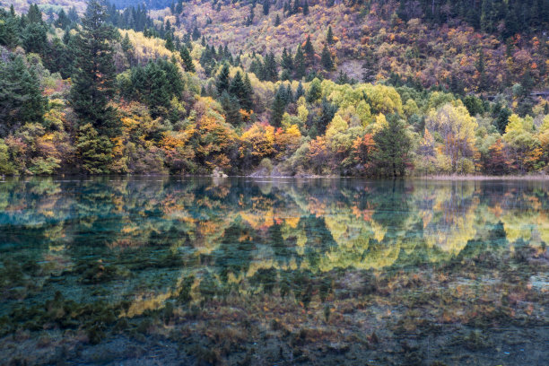 山间潭水