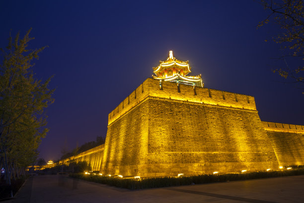 亭台楼阁风景图