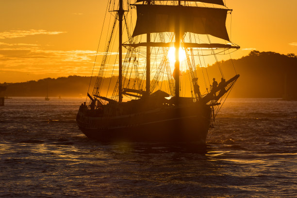 海盗船复古风