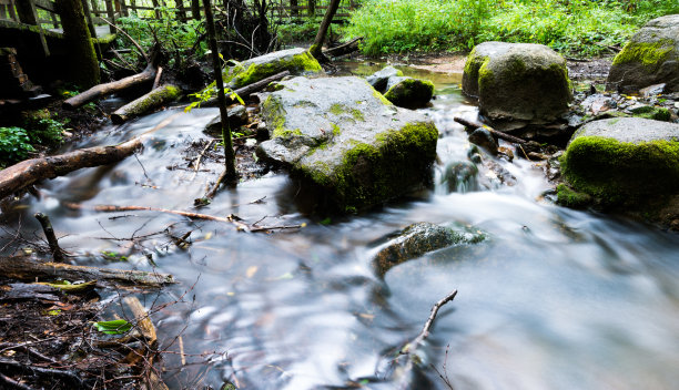 溪流山林