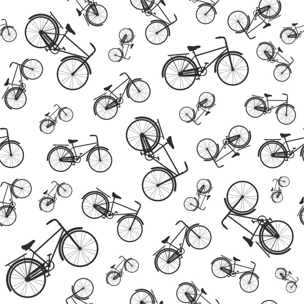 单车骑行图案