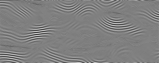 抽象波浪线条