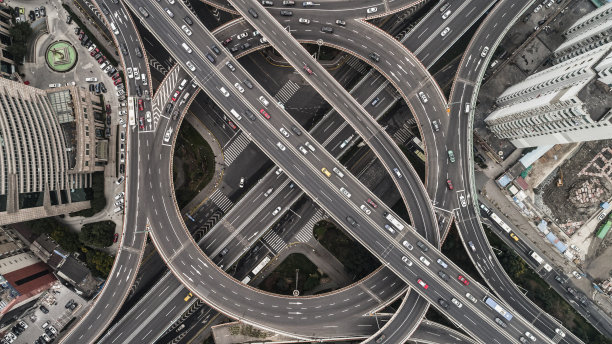 街道 立交桥 马路 路面