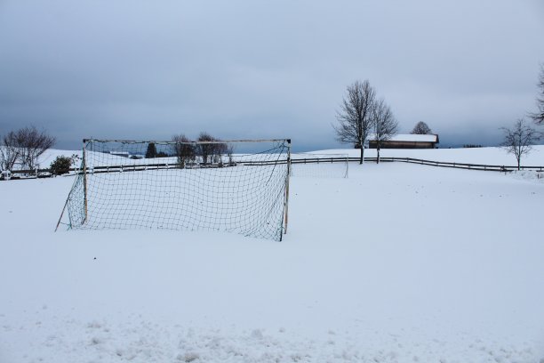 冬季足球场