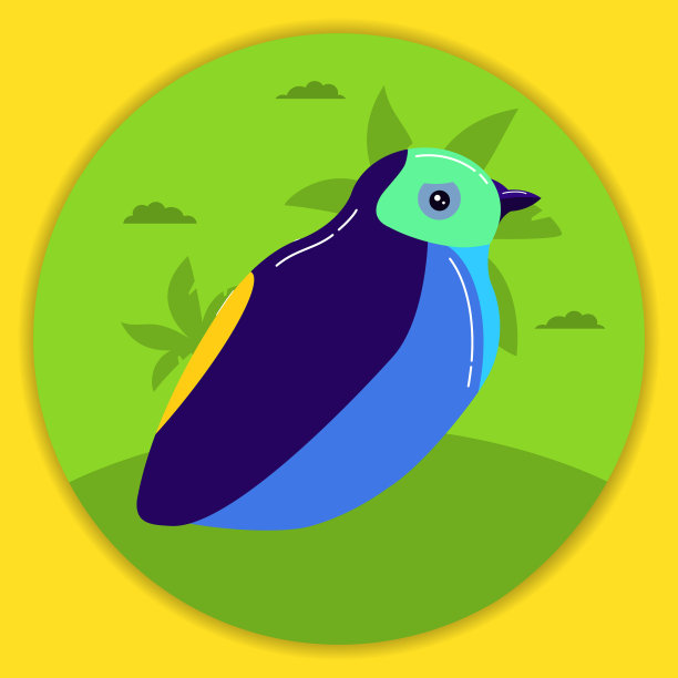 鸟类大嘴鸟logo
