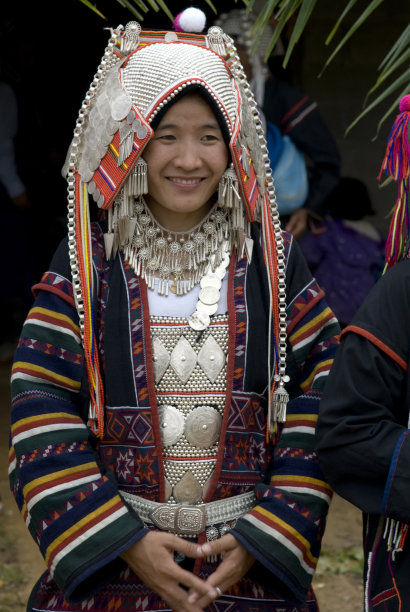 中国文化,头饰,东南亚