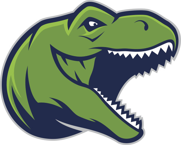 动物标志恐龙logo
